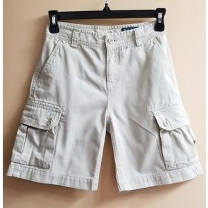 Boy's RL Polo Khaki Cargo Shorts Size 8